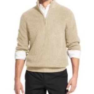 IZOD Holiday Mock Neck Long Sleeve Knit Pullover Sweater